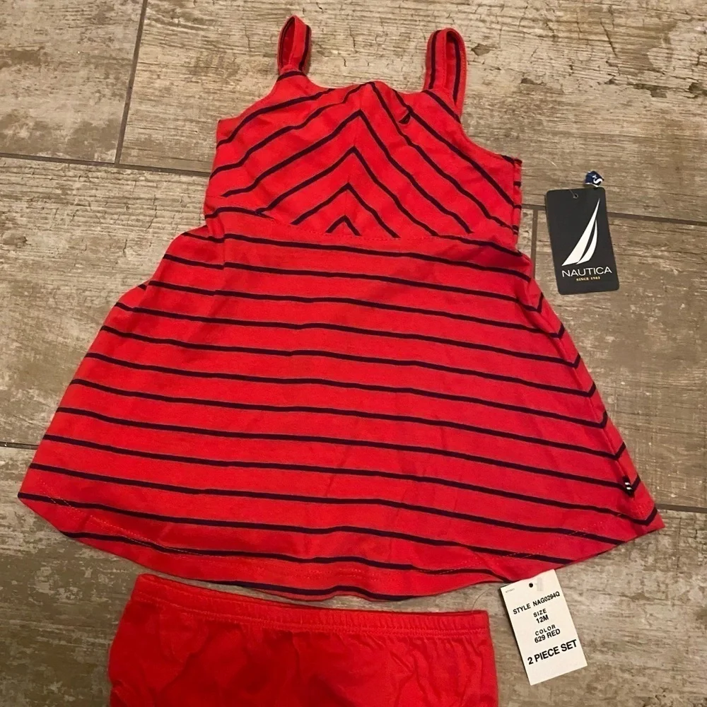 NWT 2-piece Nautica striped set